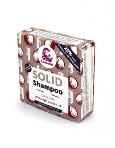 Shampoo Solido al Cocco per Capelli Secchi