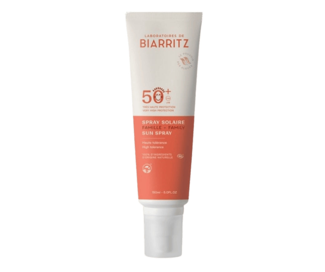 Spray solare viso corpo SPF 50+ per tutta la famiglia