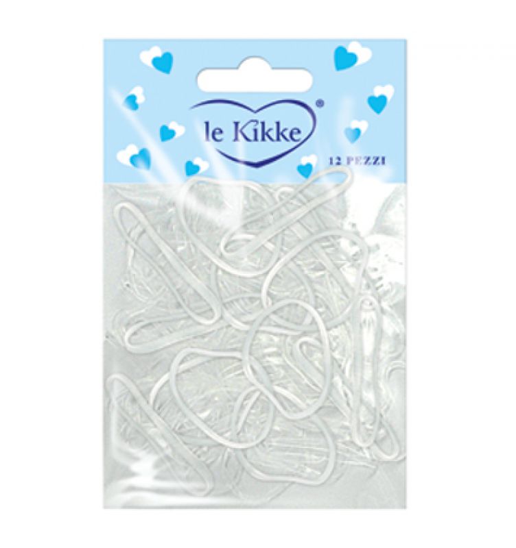 Elastici per Treccine - Trasparente - 100 pezzi