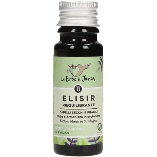 Elisir Riequilibrante per Capelli Secchi e Fragili - Le Erbe di Janas