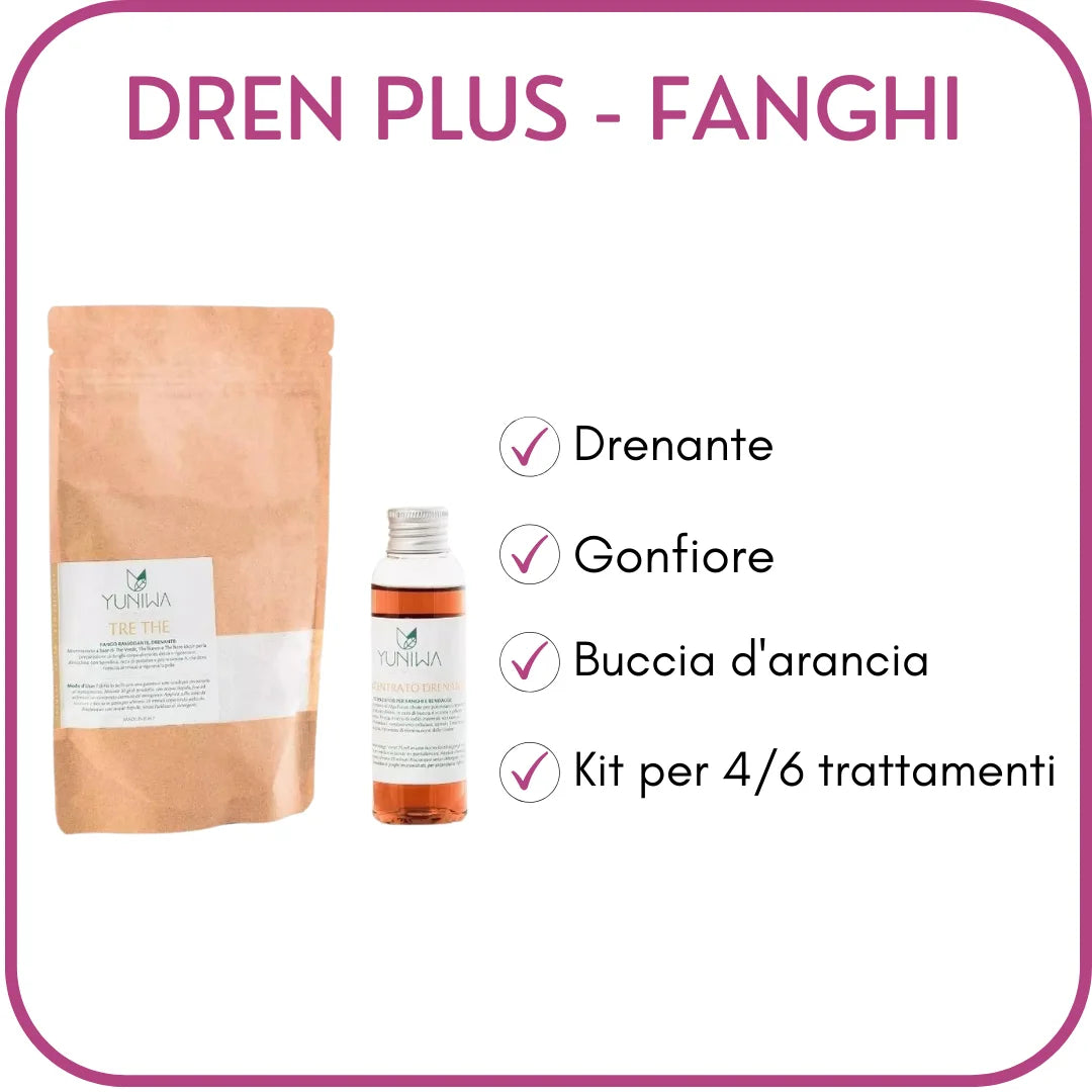 Fanghi Professionali - Dren PLUS - Yuniwa Cosmetics