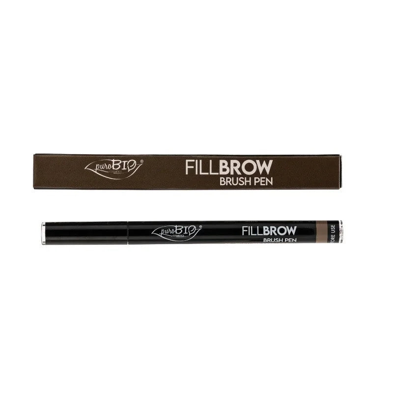 FillBrow Pen Brush 02 - Castano - Purobio