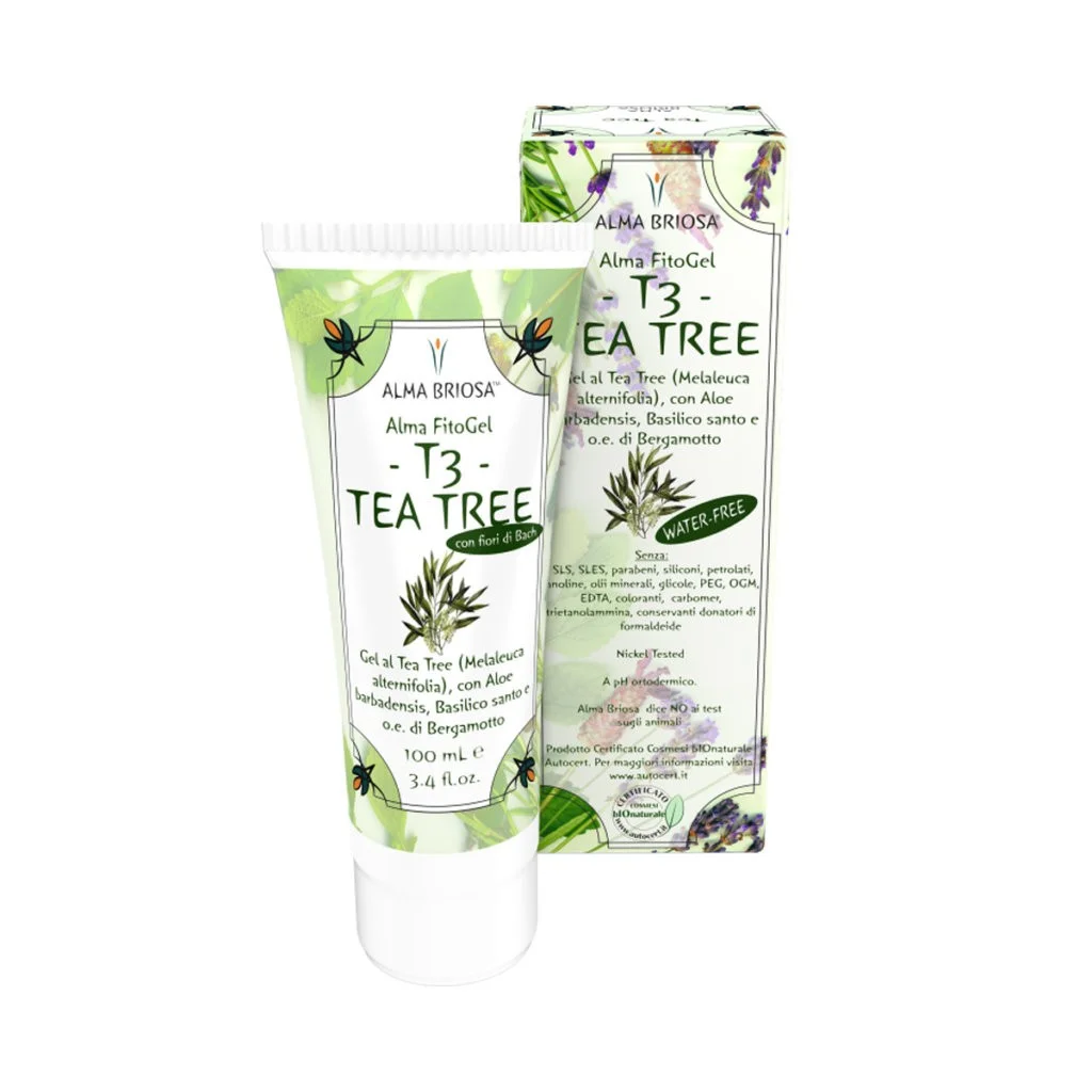 Fitopomata Gel Tea Tree Bio e Vegan purificante - Alma Briosa