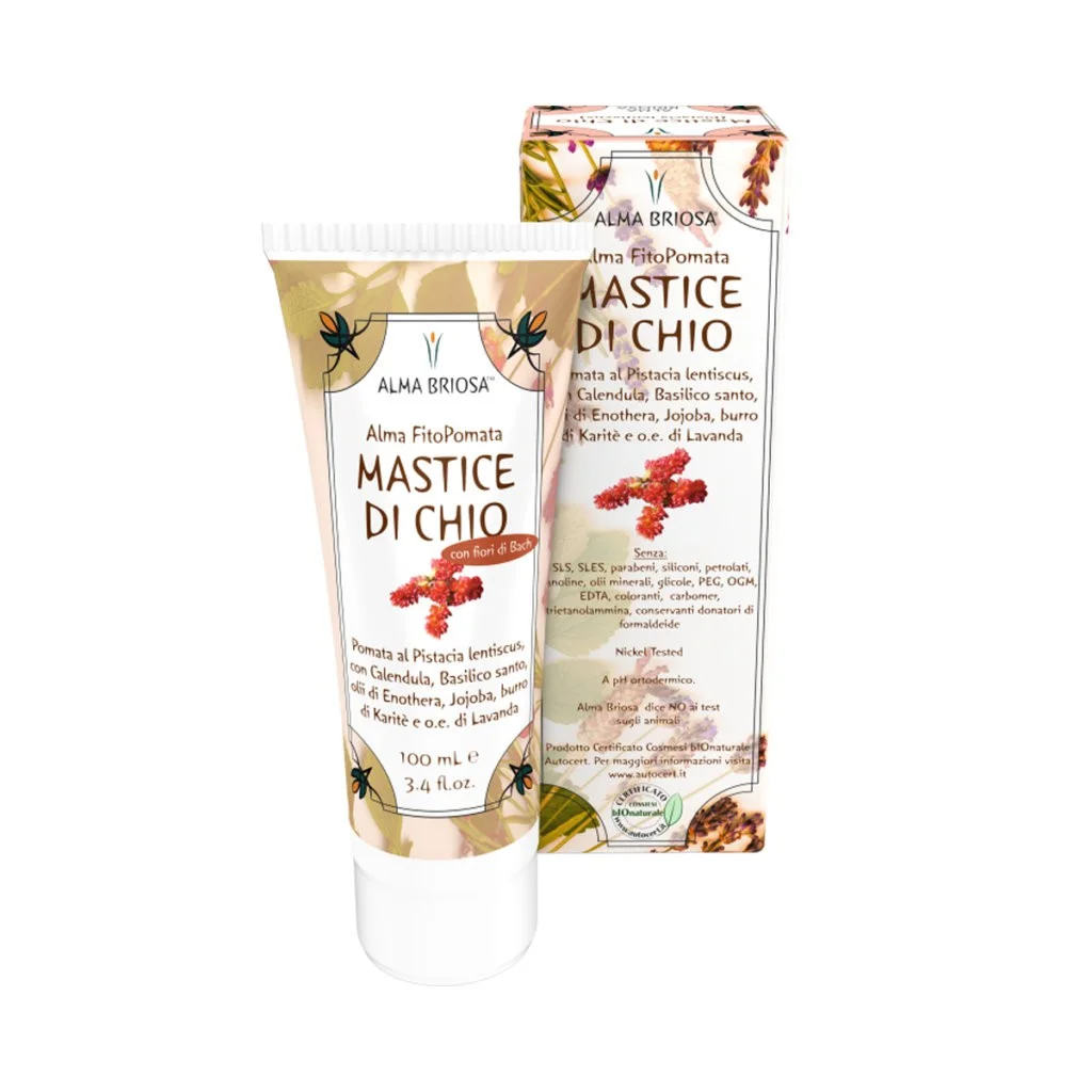 Fitopomata Mastice Chio Bio e Vegan Idratante Lenitiva - Alma Briosa