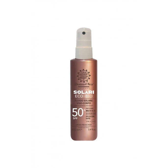 Fluido Solare Viso Corpo SPF 50 con Protezione Alta - Domus Olea Toscana