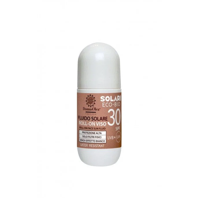 Fluido Solare Viso Roll-On SPF 30 con Protezione Media - Domus Olea Toscana