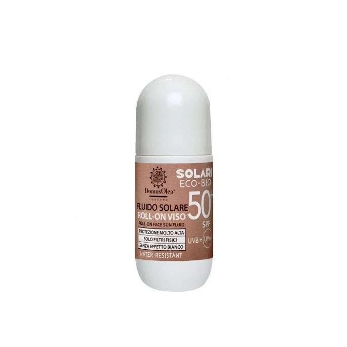 Fluido Solare Viso Roll-On SPF 50 + con Protezione Alta - Domus Olea Toscana