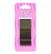 Hairpins 12 pcs - Brown
