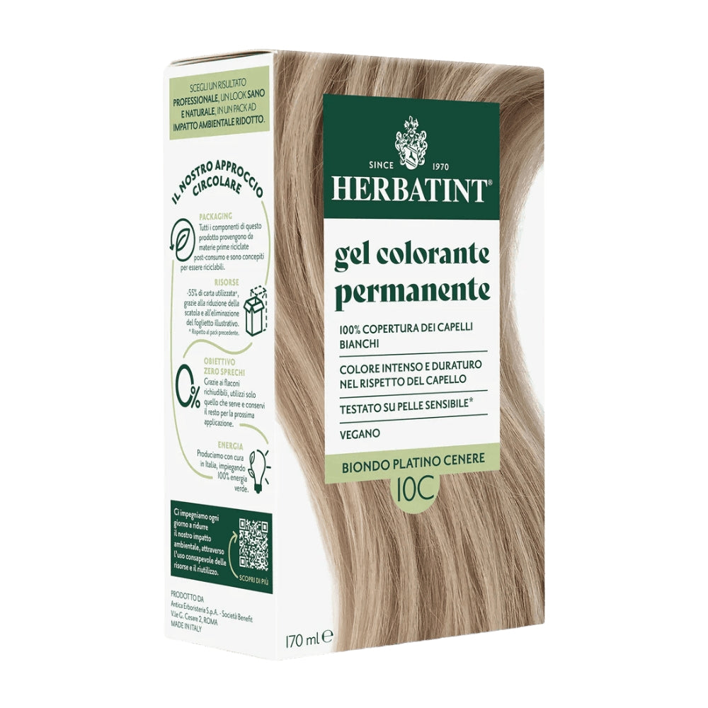 Gel Colorante Permanente 10C Biondo Platino Cenere