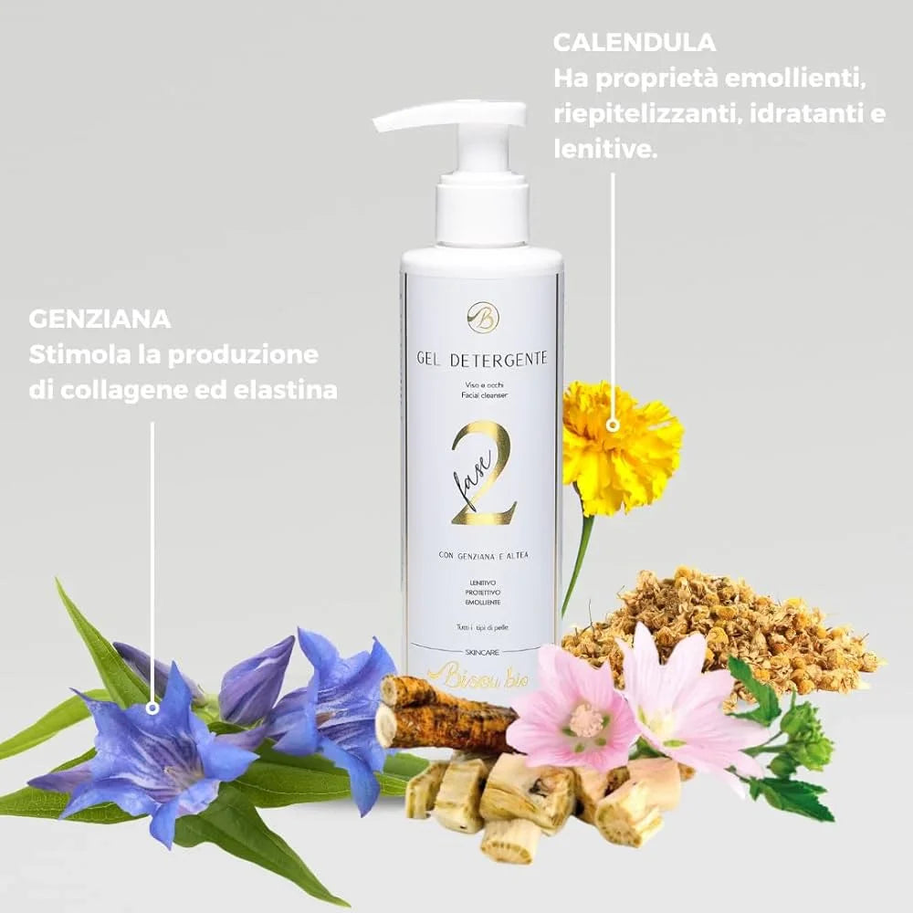 Gel Detergente con Genziana ed Altea - Bisou Bio