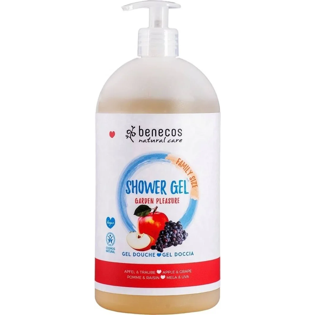 Gel Doccia Mela e Uva - Garden Pleasure - Benecos