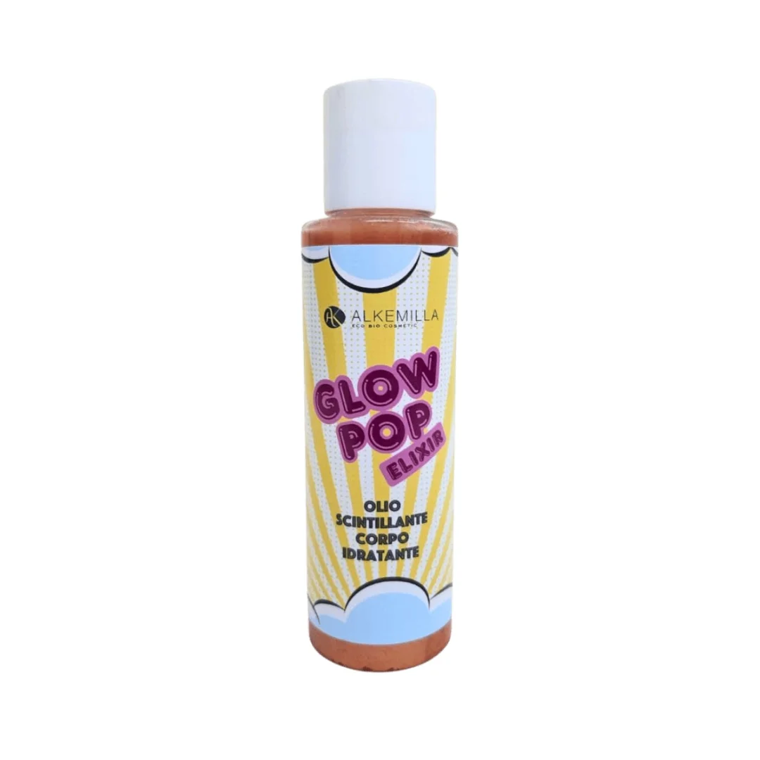 Glow Pop Elixir – Olio Scintillante Illuminante per Viso Corpo e Capelli - Alkemilla