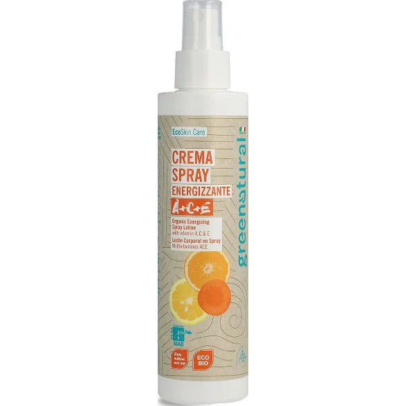 Crema Corpo Spray Biologica alle Multivitamine ACE - Greenatural