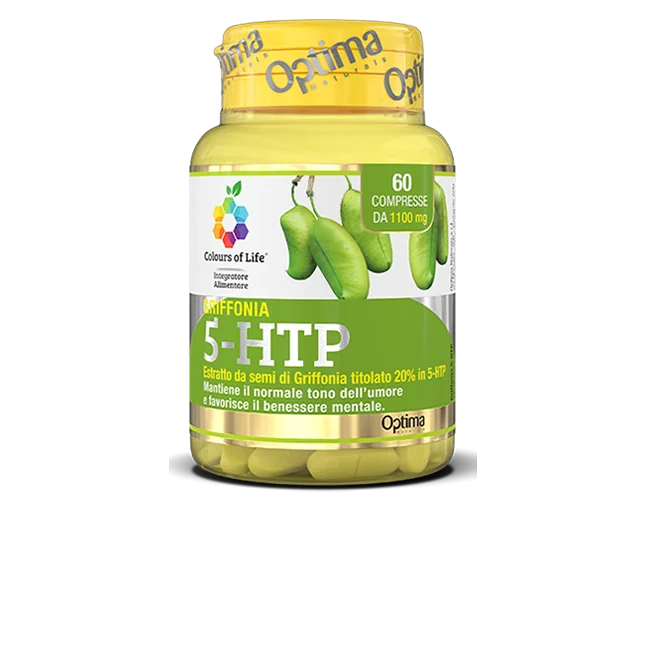 Griffonia 5-HTP - Integratore per umore e benessere mentale - Optima Naturals