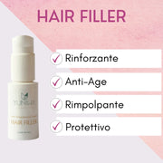 Hair Filler - Siero rimpolpante per capelli 100 ml - Yuniwa Cosmetics