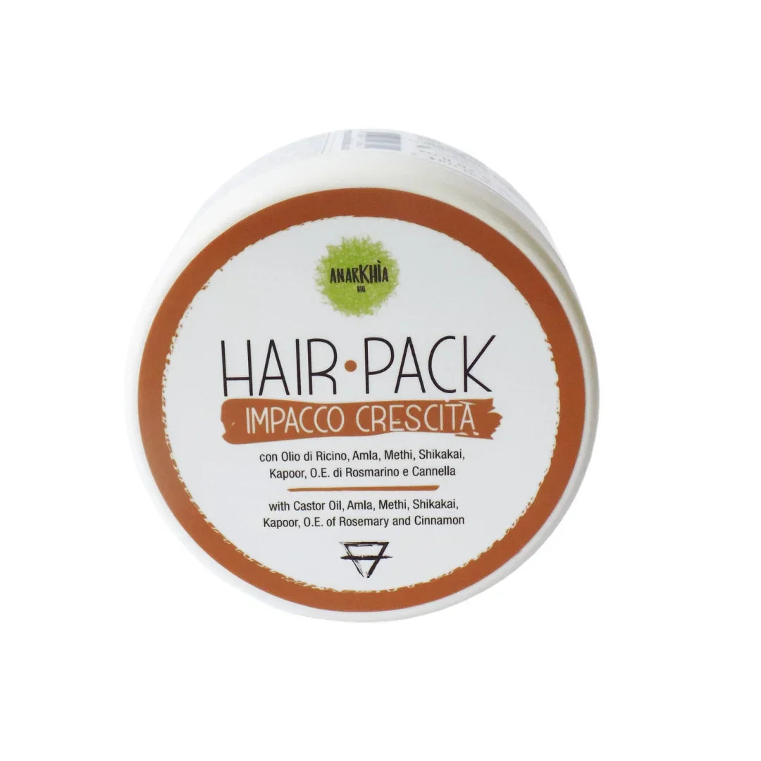 Hair Pack Crescita - Impacco Capelli Stimolante e Rinforzante - Anarkhia Bio