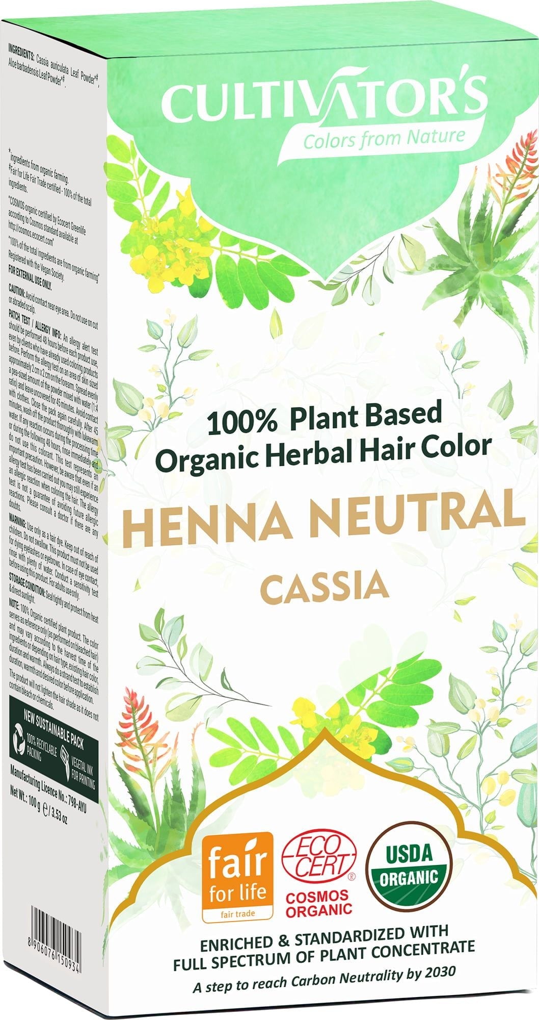 Hennè Neutro Biologico