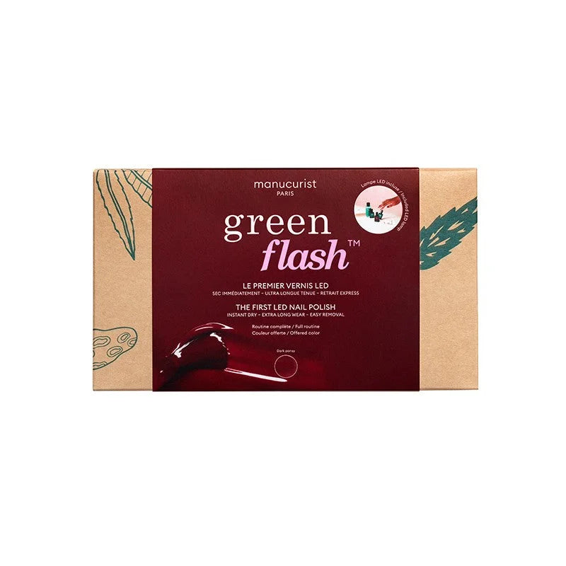Kit completo Smalto Semipermanente Dark Pansy - Green Flash - Manucurist