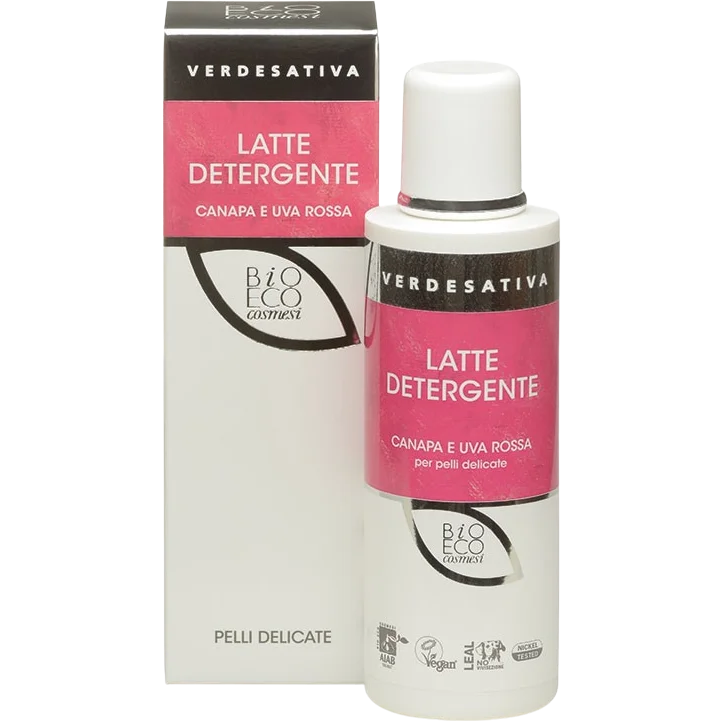 Latte Detergente Canapa ed Uva Rossa - Verdesativa