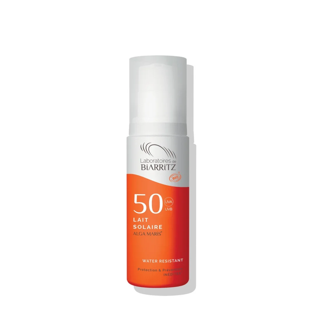 Latte Solare Bio con Filtro Minerale - SPF 50 - Laboratoires de Biarritz