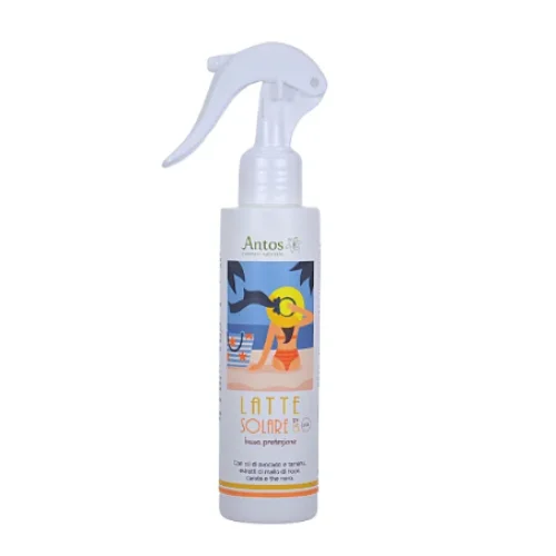 Latte solare naturale - Bassa protezione - Antos Cosmetici