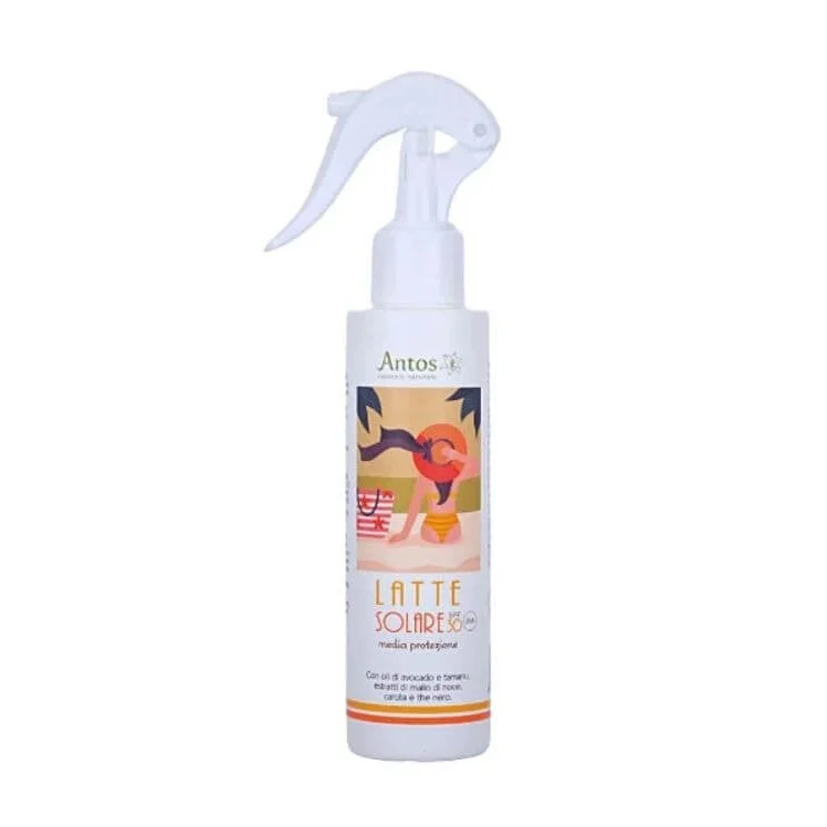 Latte solare naturale - SPF 30 Media protezione - Antos Cosmetici