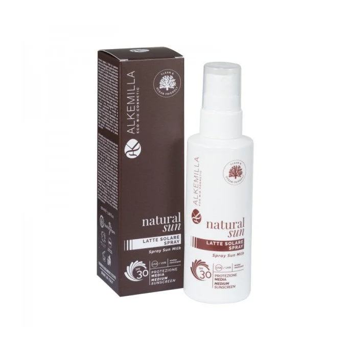 Latte Solare Spray Protettivo con Media Protezione - Alkemilla