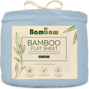 Drap de Dessus En Soie de Bambou - Light Blue