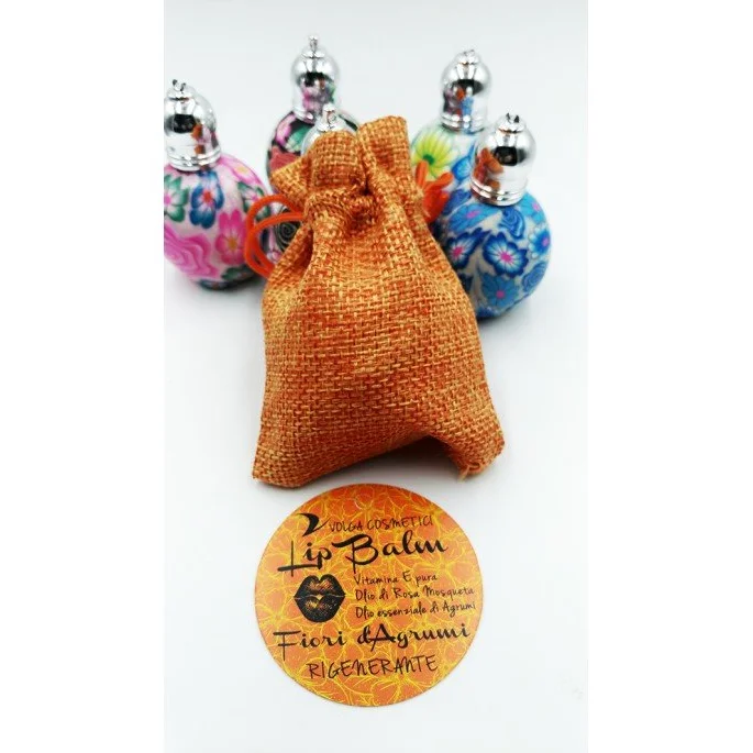 Lip balm Rigenerante - Fiori di Agrumi - Volga Cosmetici