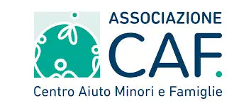 Logo globo turchese con design floreale bianco e accenti argento.