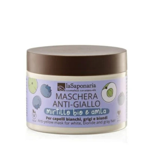Maschera Anti-Giallo Mirtillo Bio e Amla