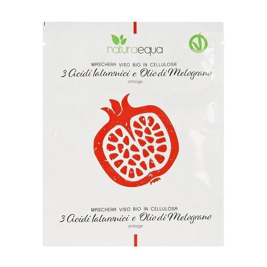 Maschera Antiage Bio con Olio di Melograno - Naturaequa