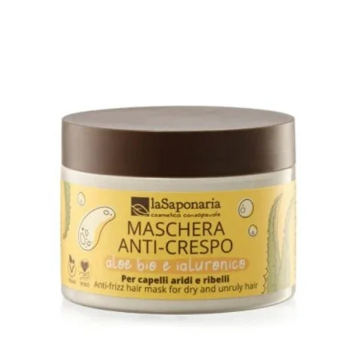 Maschera Anticrespo Aloe Bio e Ialuronico - La Saponaria