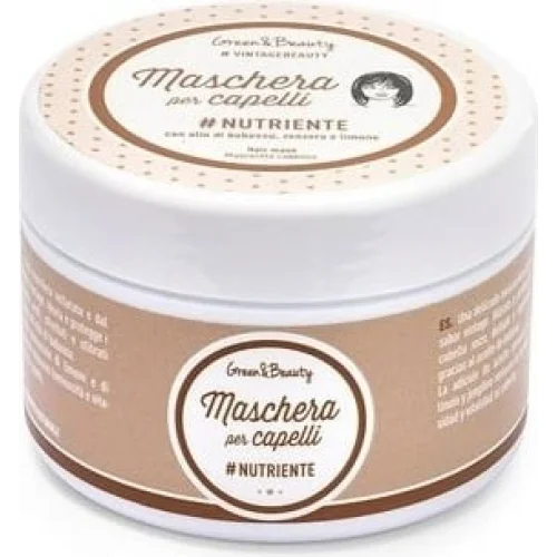 Maschera Capelli Nutriente Secchi e Danneggiati - Green & Beauty