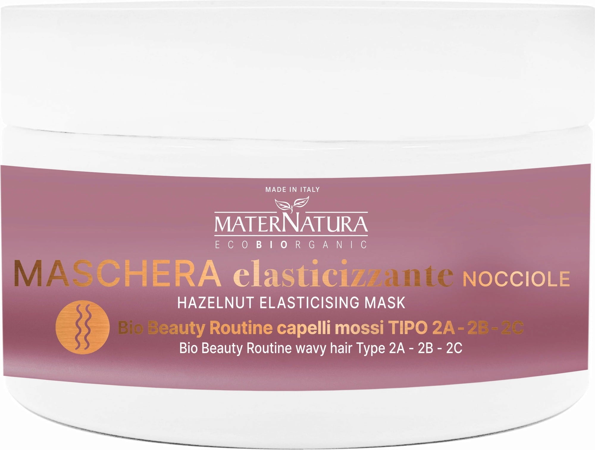 Maschera Elasticizzante Capelli Mossi alle Nocciole