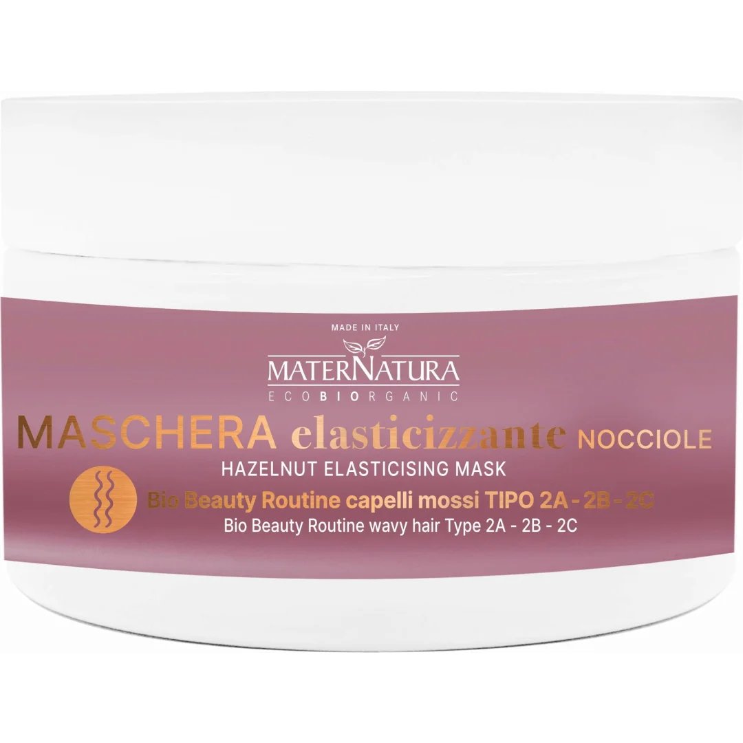 Maschera Elasticizzante Capelli Mossi alle Nocciole - Maternatura