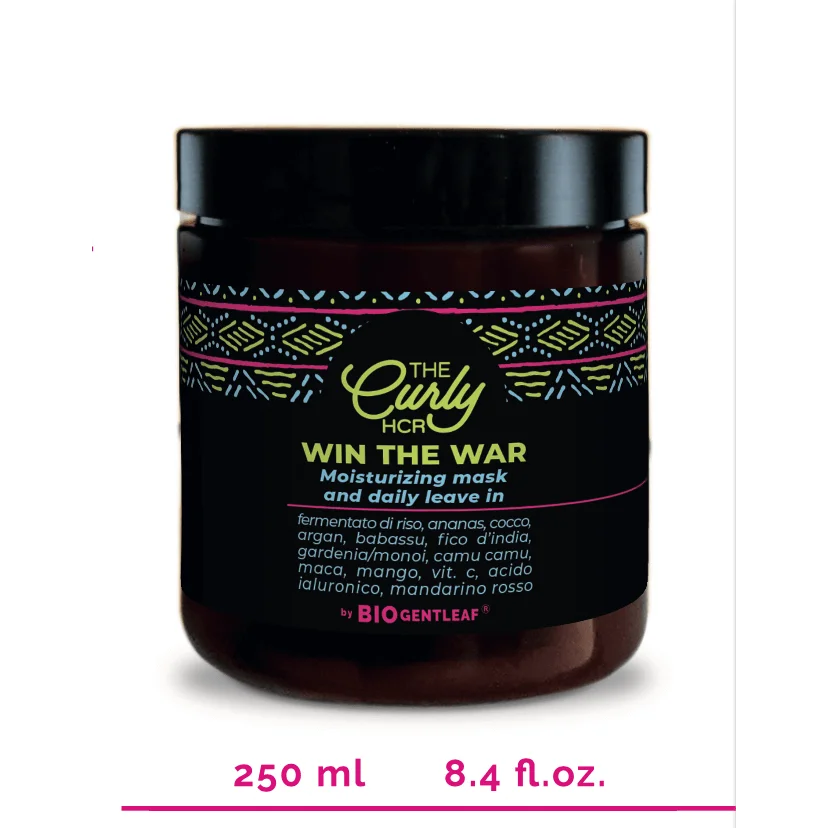 Maschera idratante e leave-in capelli ricci - Win the War - Gentleaf