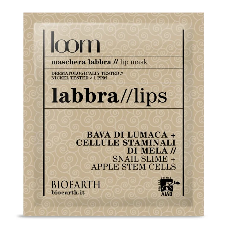 Maschera Labbra alla Bava di Lumaca e Cellule Staminali Mela - Bioearth