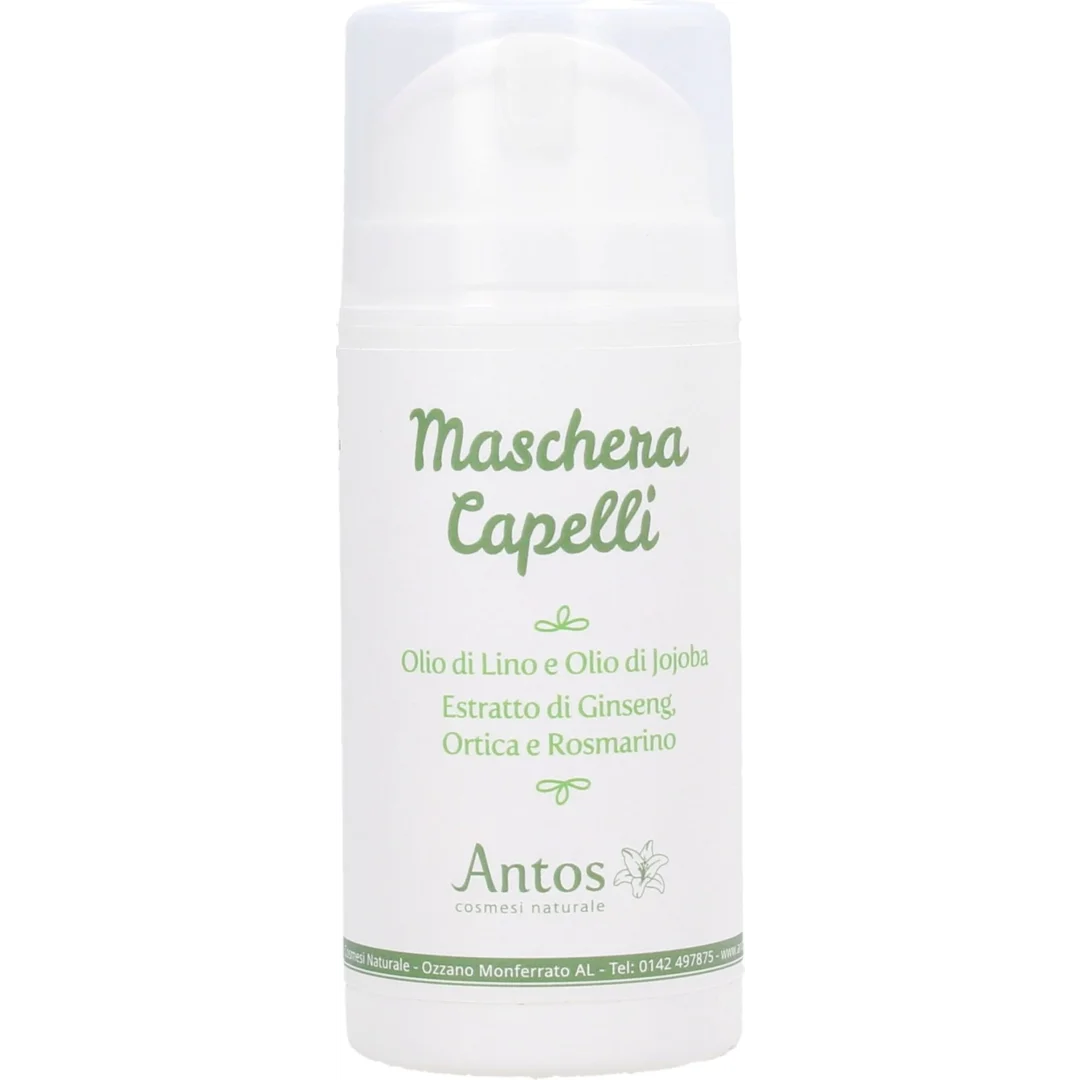 Maschera Naturale per capelli secchi e sfibrati - Antos Cosmetici