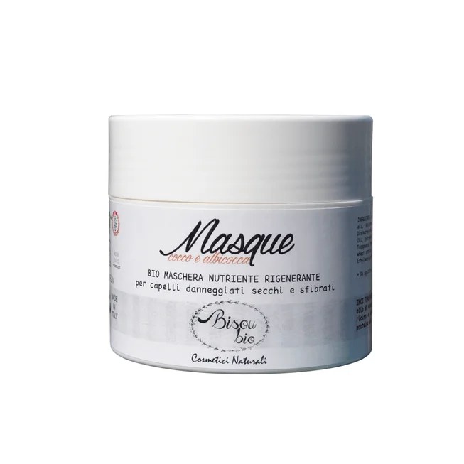 Maschera per Capelli al Cocco e Albicocca - Bisou Bio