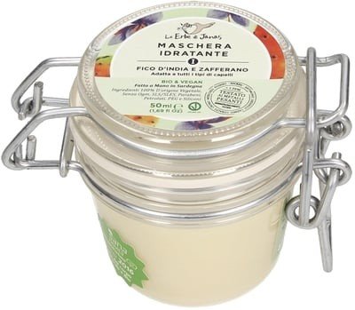 Maschera per Capelli Idratante con Fico d'India e Zafferano - MINI