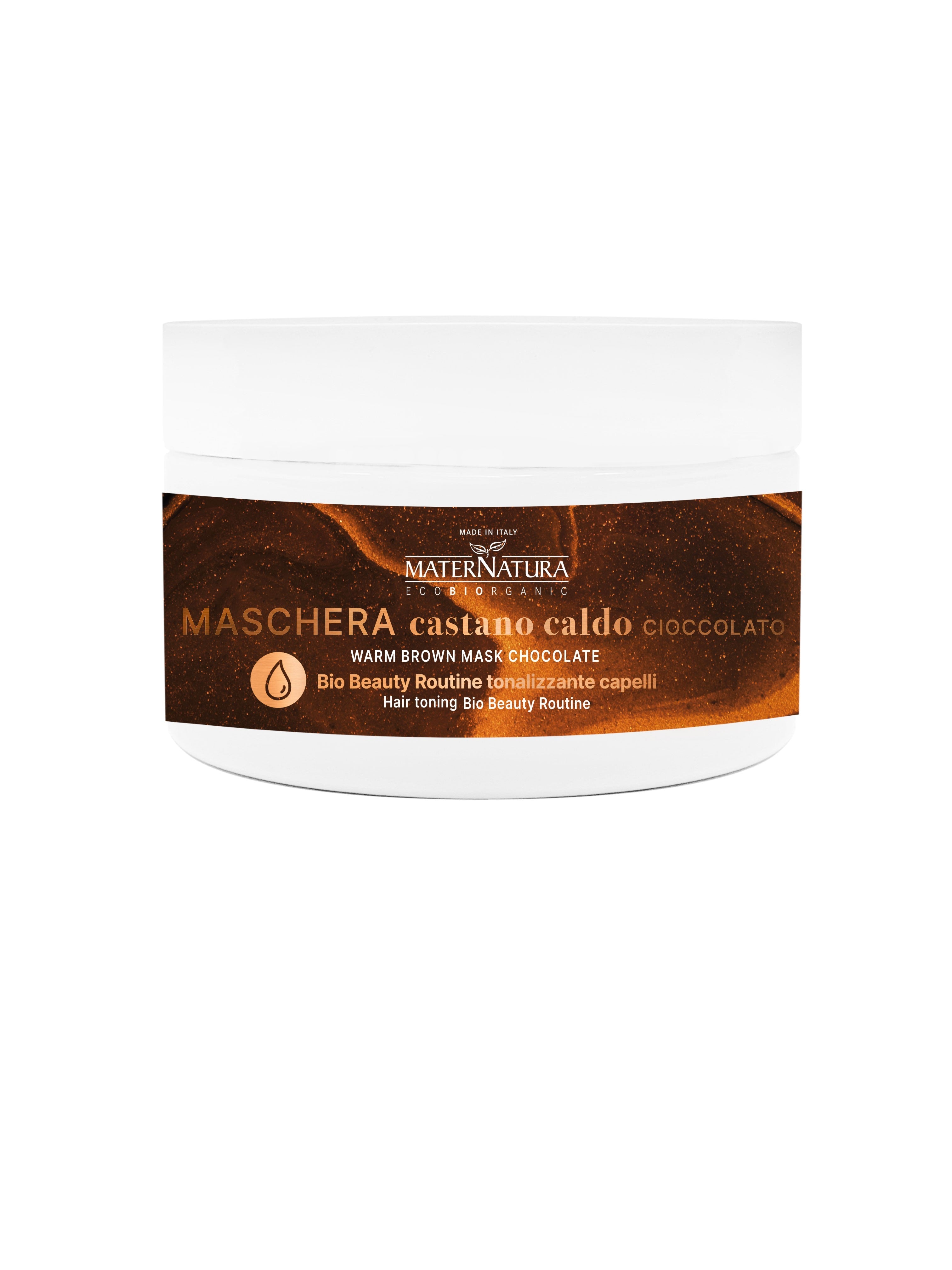 Maschera Tonalizzante per Capelli - Castano Caldo Cioccolato