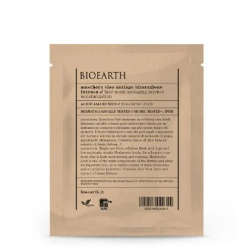 Maschera Viso Anti-Age all’Acido Ialuronico - Bioearth