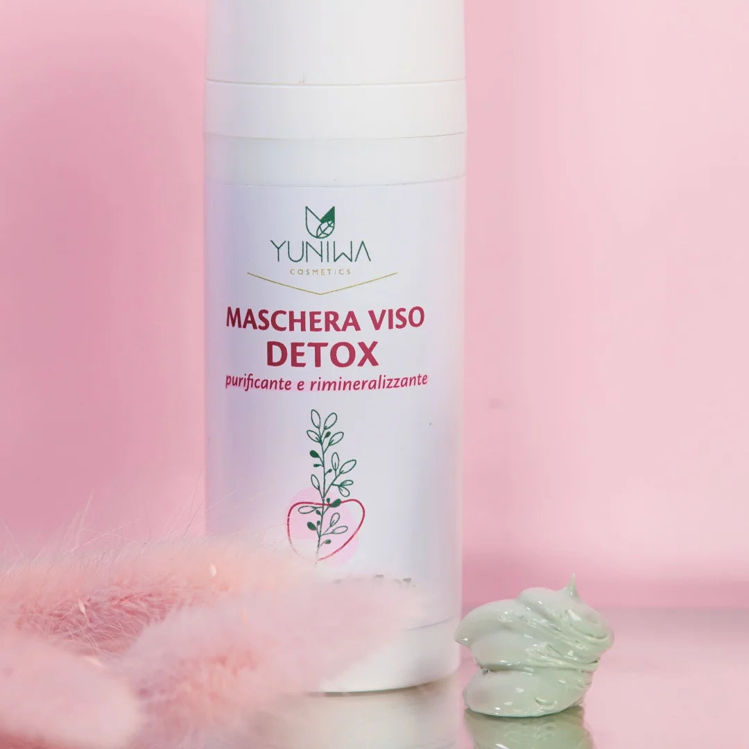 Maschera Viso Detox con Argilla Bianca - Yuniwa Cosmetics