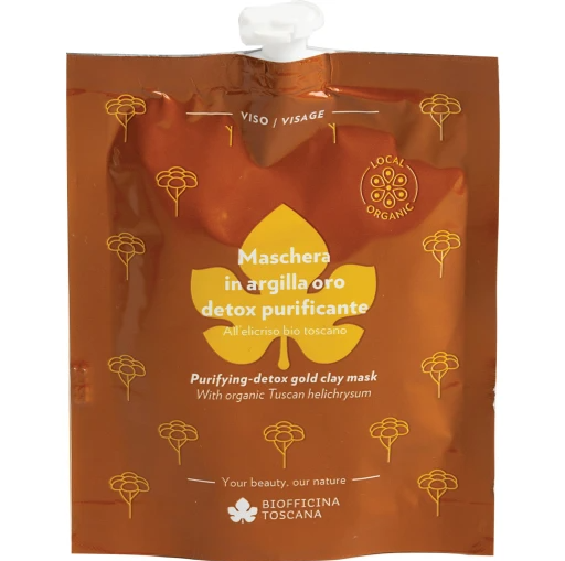 Eco-bio Purifying Detox Face Mask with Gold Clay