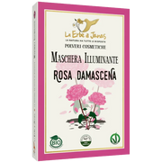 Maschera Viso Illuminante alla Rosa Damascena - Le Erbe di Janas