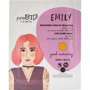 Maschera Viso in Cellulosa per Pelle Secca - Good Morning - Purobio