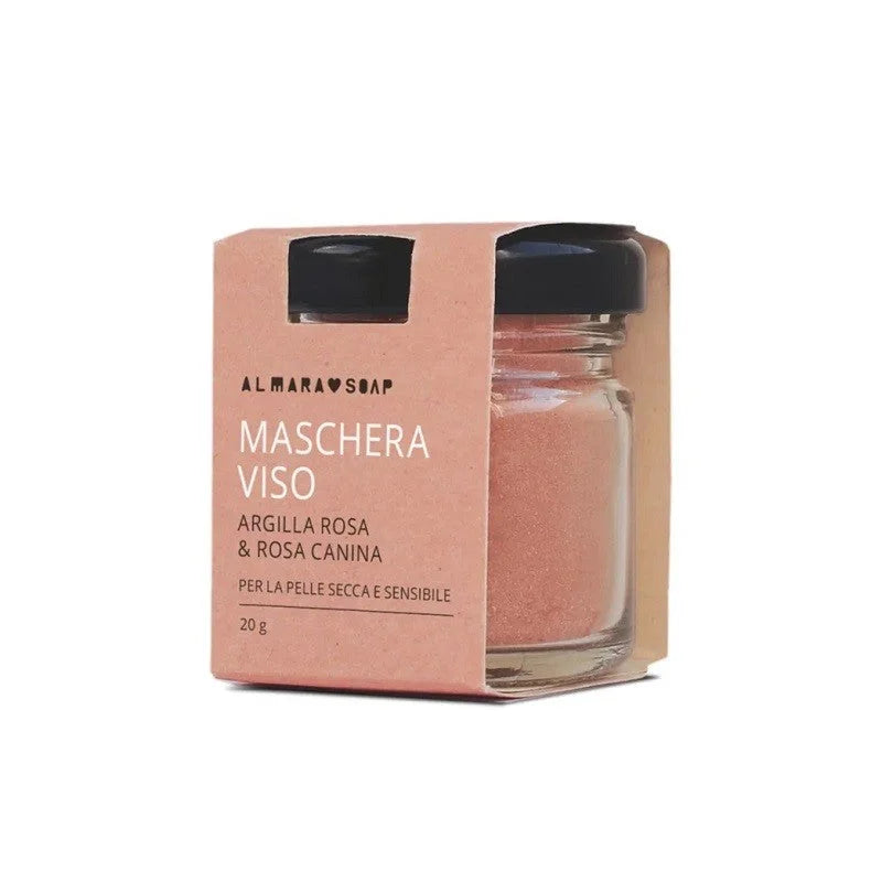 Maschera Viso Lenitiva - Pink Face - Almara Soap