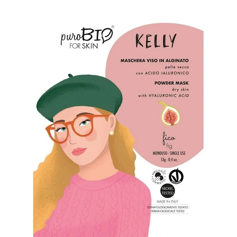Maschera Viso Peel Off Pelle Secca - Fico - Purobio