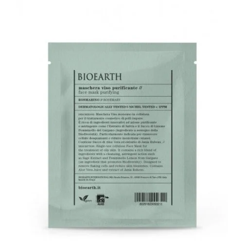 Maschera Viso Purificante al Rosmarino - Bioearth